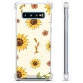 Samsung Galaxy S10+ Hibridna Maska - Suncokret