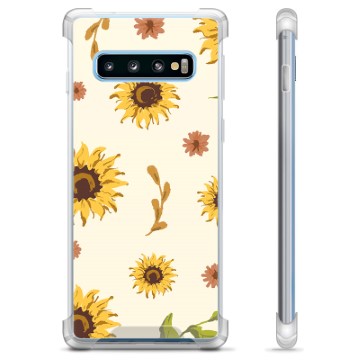 Samsung Galaxy S10+ Hibridna Maska - Suncokret