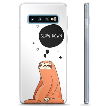 Samsung Galaxy S10+ TPU Maska - Slow Down