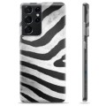 Samsung Galaxy S21 Ultra 5G TPU Maska - Zebra