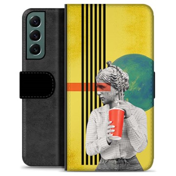 Samsung Galaxy S22+ 5G Premijum Futrola-Novčanik - Retro Art