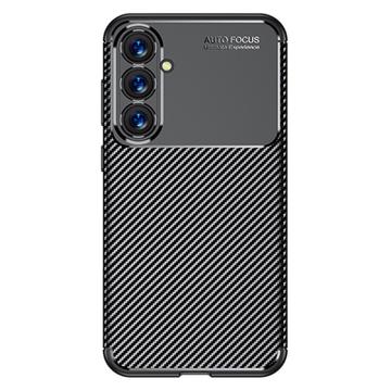 Samsung Galaxy S23 FE Beetle Ugljenična Vlakna TPU Maska - Crna