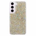 Samsung Galaxy S23 Glitter Flakes TPU Maska - Zlatna