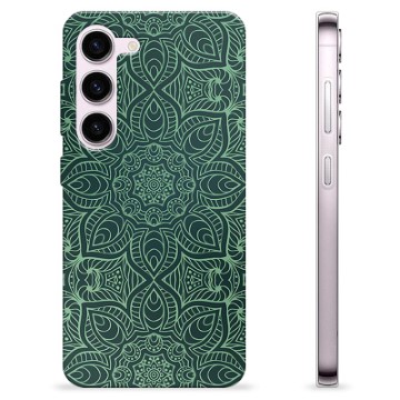 Samsung Galaxy S23 5G TPU Maska - Zelena Mandala