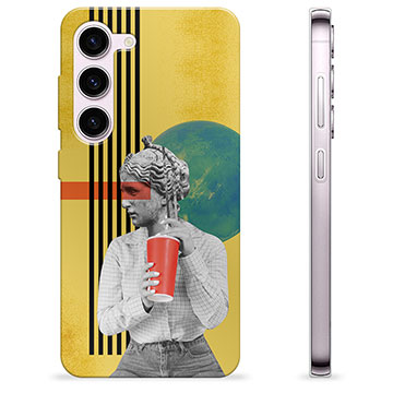 Samsung Galaxy S23 5G TPU Maska - Retro Art