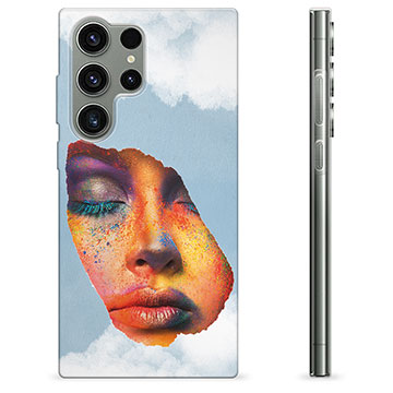 Samsung Galaxy S23 Ultra 5G TPU Maska - Face Paint