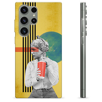 Samsung Galaxy S23 Ultra 5G TPU Maska - Retro Art