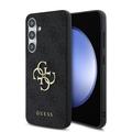 Samsung Galaxy S24 FE Guess 4G Big Metal Logo Hibridna Maska - Siva