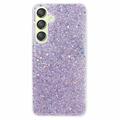 Samsung Galaxy S24 Glitter Flakes TPU Maska - Ljubičasta