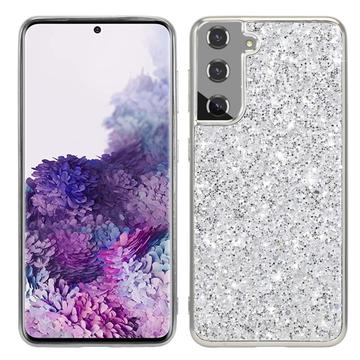 Samsung Galaxy S24 Glitter Series Hibridna Maska - Srebrna