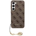 Samsung Galaxy S24 Guess 4G Charms Collection Hibridna Maska - Braon