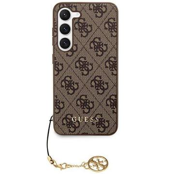 Samsung Galaxy S24 Guess 4G Charms Collection Hibridna Maska - Braon