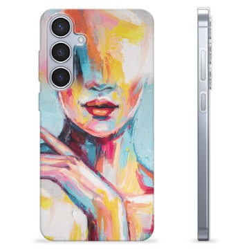 Samsung Galaxy S24+ TPU Maska - Apstraktni Portret