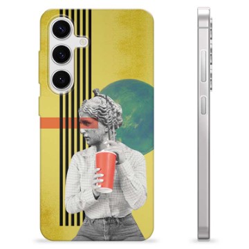 Samsung Galaxy S24 TPU Maska - Retro Art