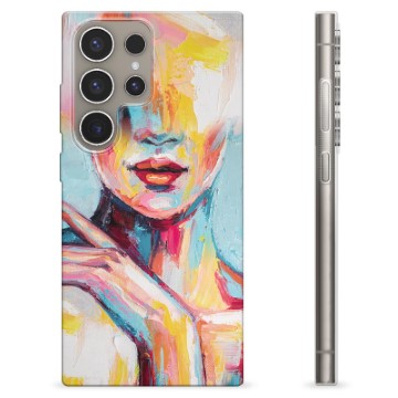 Samsung Galaxy S24 Ultra TPU Maska - Apstraktni Portret