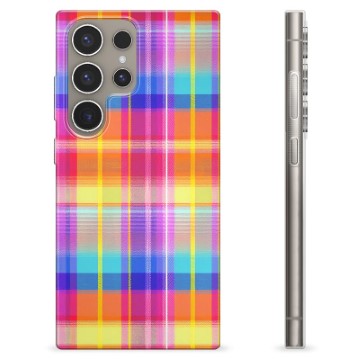 Samsung Galaxy S24 Ultra TPU Maska - Flanel Košulja