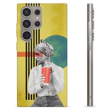 Samsung Galaxy S24 Ultra TPU Maska - Retro Art