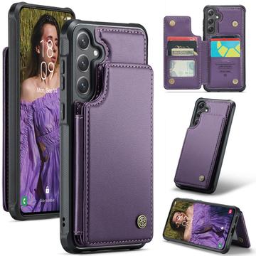 Samsung Galaxy S25+ Caseme C22 Case RFID Card Wallet - Purple