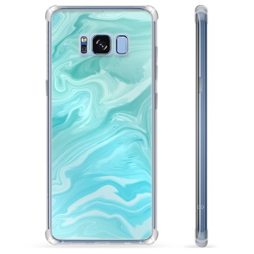 Samsung Galaxy S8+ Hibridna Maska - Plavi Mermer