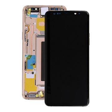 Samsung Galaxy S9 Prednja Maska i LCD Displej GH97-21696E - Zlatna