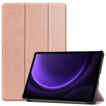 Samsung Galaxy Tab S9 FE Tri-Fold Serija Smart Zaštitna Futrola - Zlatno Roza