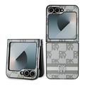 Samsung Galaxy Z Flip6 DKNY Checkered Pattern and Stripe Case