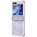 Samsung Galaxy Z Flip6 Mechanical Legend Electroplated Plastic Case - Purple