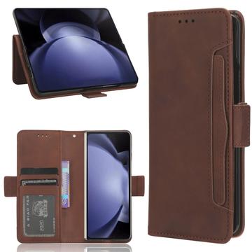 Samsung Galaxy Z Fold6 Cardholder Serija Futrola-Novčanik - Braon