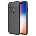 Slim-Fit Premium iPhone XS Plus TPU Zaštitna Maska - Crna