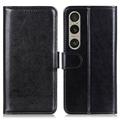 Sony Xperia 1 VI Wallet Case Magnetic Closure - Black