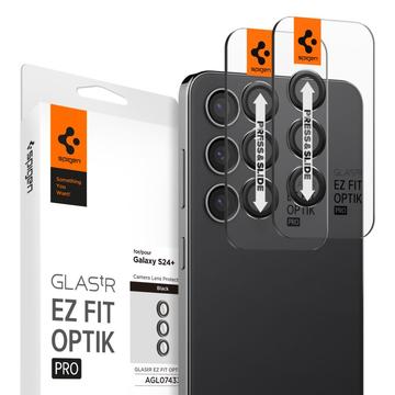 Samsung Galaxy S24+ Spigen Glas.tR Ez Fit Optik Pro Zaštitno Staklo za Kameru - Crno