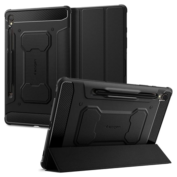 Samsung Galaxy Tab S9 Spigen Rugged Armor Pro Folio Futrola - Crna