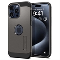 iPhone 15 Pro Spigen Tough Armor Mag Maska - Siva