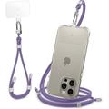 Spigen Universal Strap Set - Crossbody & Wrist Strap Combo - Deep Purple