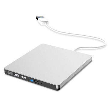 Super Slim External CD/DVD-RW Drive for MacBook & Windows - USB 3.0