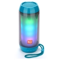 T&G TG643 Prenosivi Bluetooth Zvučnik sa LED Svetlom (Otvoreno pakovanje - Zadovoljavajuće Stanje) - Svetloplava