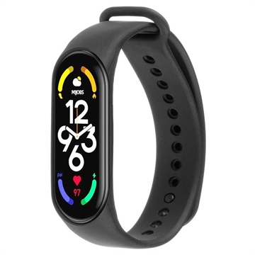 Tactical 820 Xiaomi Mi Smart Band 7 Meka Silikonska Narukvica - Crna