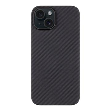 iPhone 15 Tactical MagForce Maska - Carbon Fiber / Crna