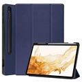 Tri-Fold Series Samsung Galaxy Tab S8+ Smart Folio Futrola - Tamnoplava