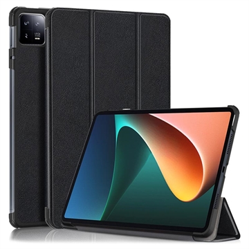 Tri-Fold Serija Xiaomi Pad 6/Pad 6 Pro Smart Maska na preklop - Crna