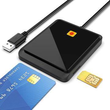 USB 2.0 Smart Card Reader - SIM, ID, Bank Card