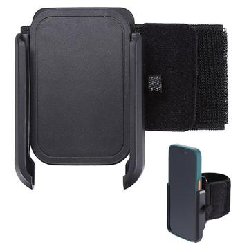 Universal Sports Armband w. Smartphone Holder - 4"-7" - Black