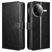 Xiaomi Redmi K80/K80 Pro Wallet Case Magnetic Closure - Black