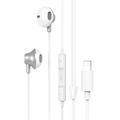 XO EP71 Wired Lightning Earphones - White