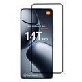 Xiaomi 14T/14T Pro Full Cover Zaštitno Kaljeno Staklo - 9H - Crne Ivice