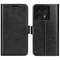 Xiaomi 14T Pro Wallet Case Magnetic Closure - Black