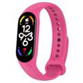 Xiaomi Mi Band 5/6/7 Matte Silicone Band - Pink