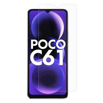 Xiaomi Poco C61 Zaštitno Kaljeno Staklo - 9H, 0.3mm - Case Friendly  - Providno