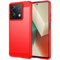 Xiaomi Redmi Note 13 Brušena TPU Zaštitna Maska - Ugljenično Vlakno