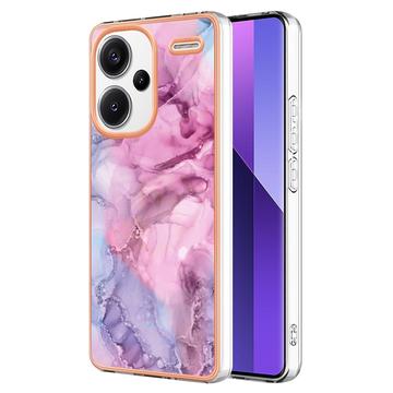 Xiaomi Redmi Note 13 Pro+ Marble Pattern Galvanizirana IMD TPU Futrola